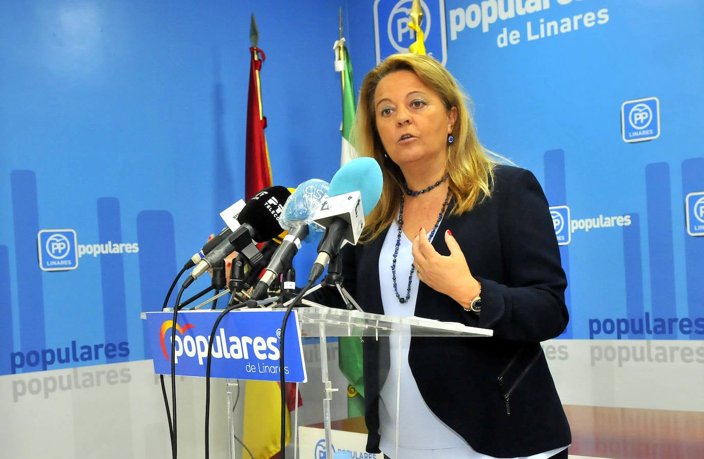 La parlamentaria autonómica del PP de Jaén, Ángela Hidalgo. 