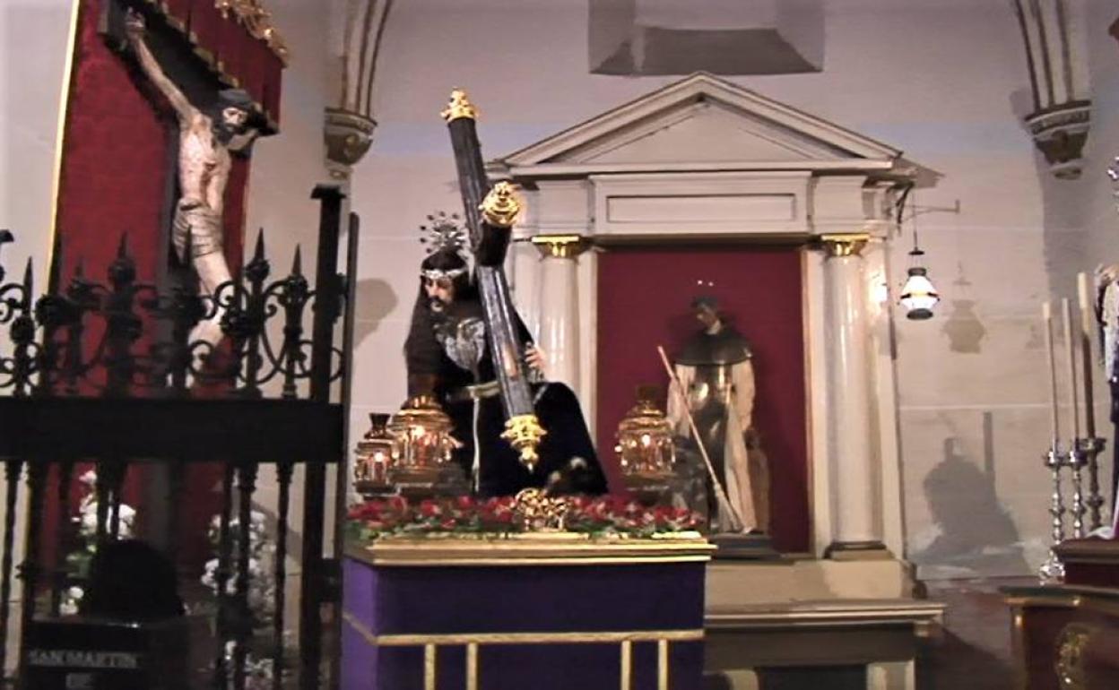 Jesús de las Tres Caídas, en su nueva ubicación.