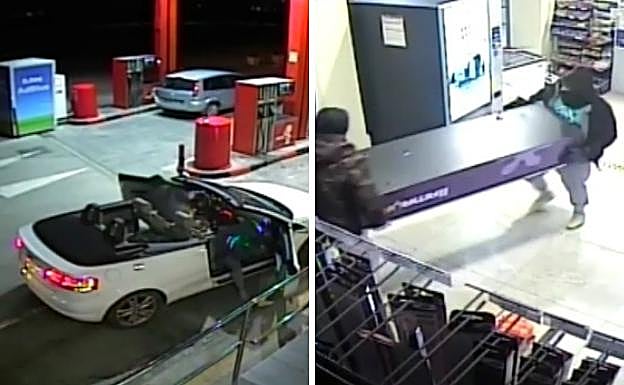 El vídeo de los 'atracadores del descapotable' de Granada que embistieron a la Guardia Civil