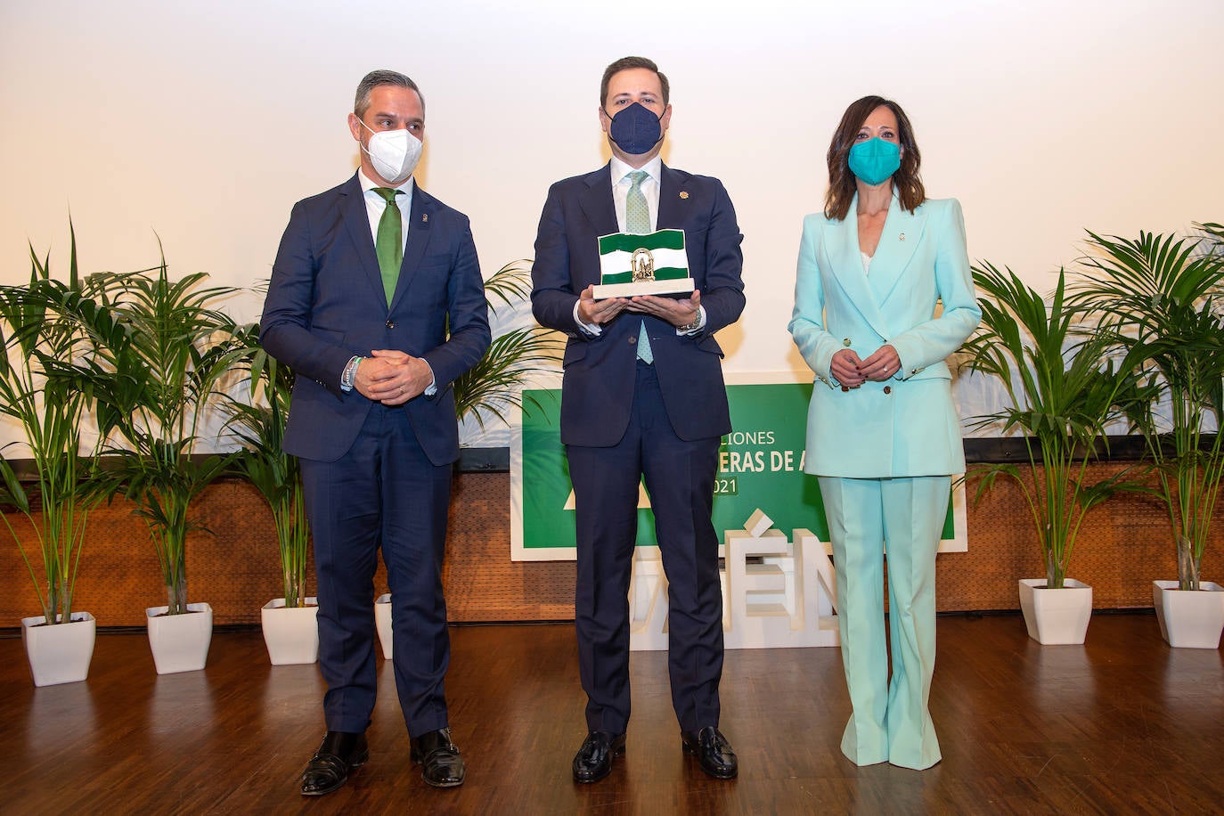 Fotos: Entrega de Banderas de Andalucía en Jaén