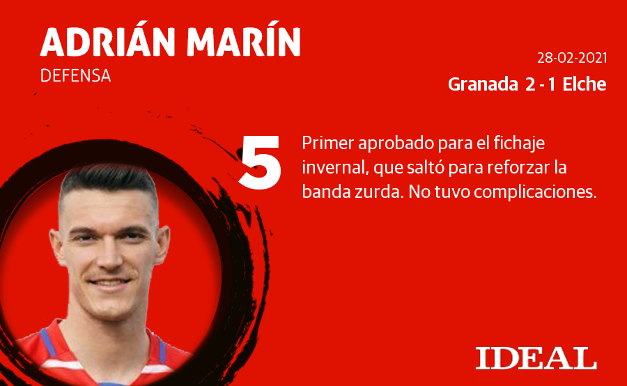 Fotos: Las notas del Granada ante el Elche