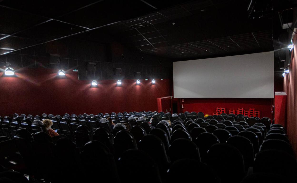 Una sala de cine.