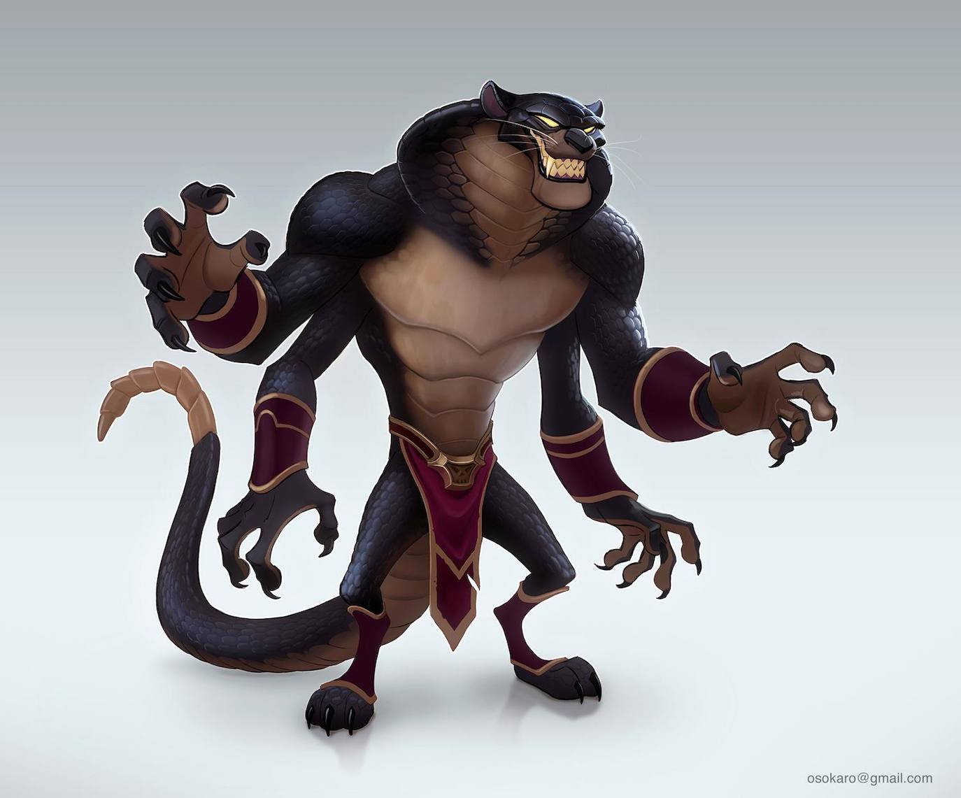 Fotos: Diseños de personajes de Óscar J. Vargas