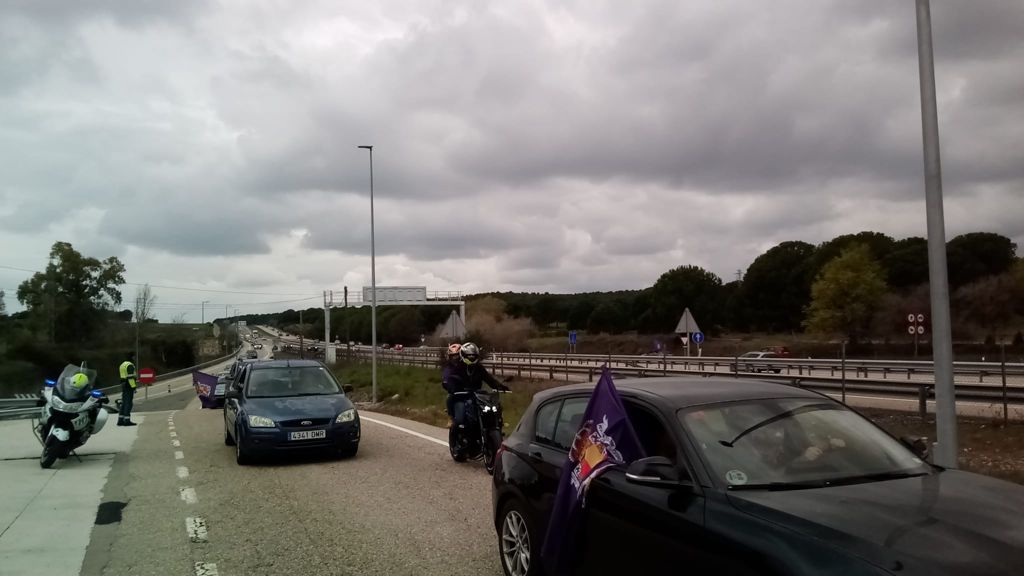 Las plataformas de la provincia convocantes expresan su malestar al no dejarles parar en Santa Elena, lo que habría cortado el tráfico en la A-4