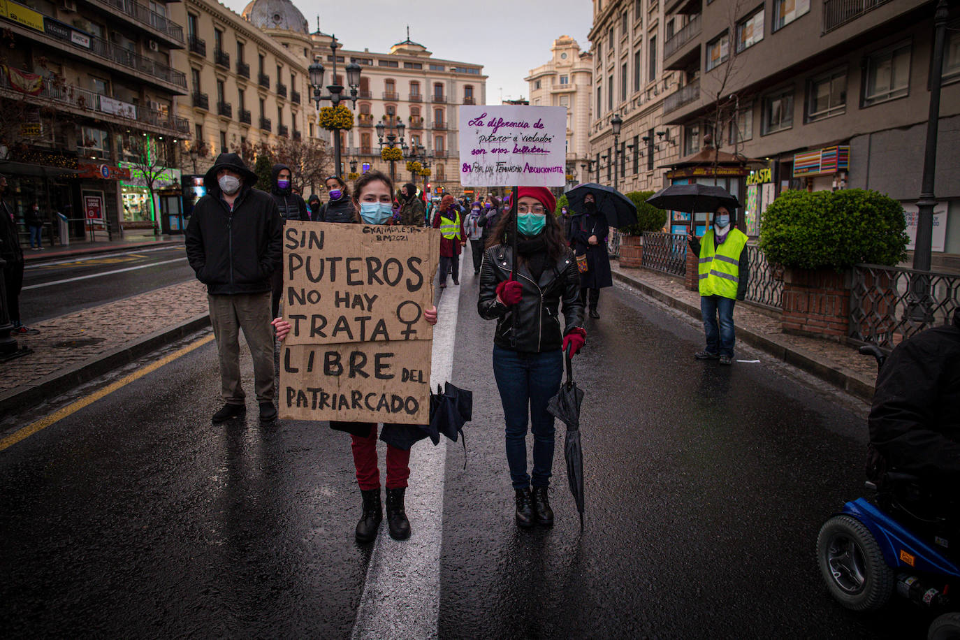 Concentración en Granada y Motril por el Día Internacional de la Mujer