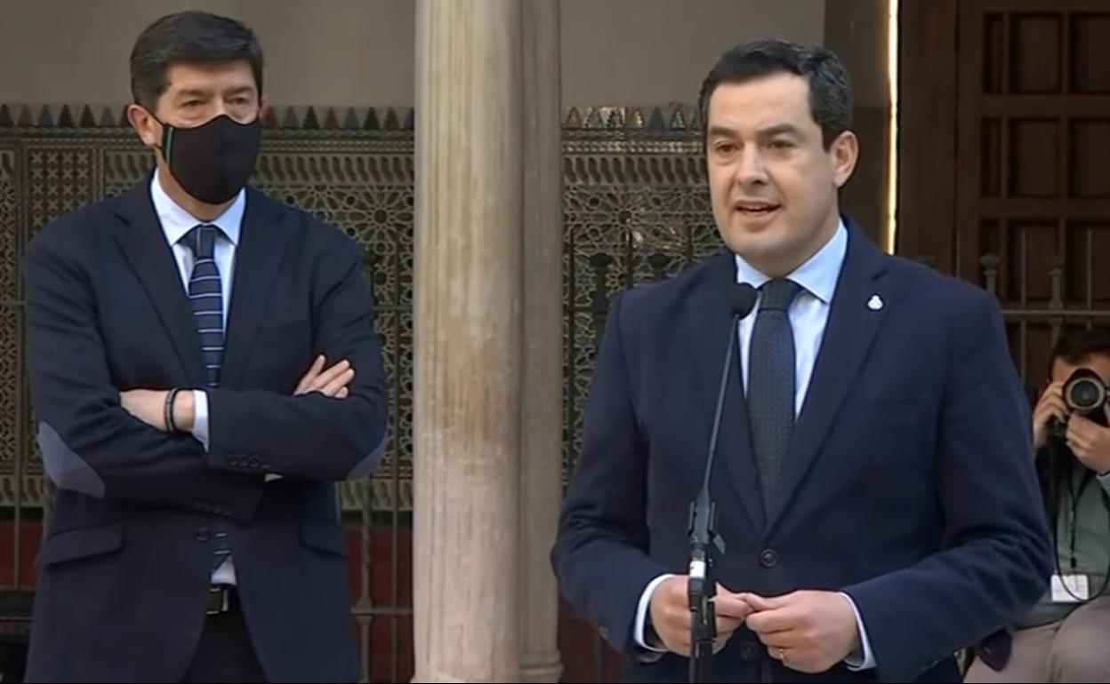 En directo | Rueda de prensa de la Junta de Andalucía tras la convocatoria de elecciones en Madrid