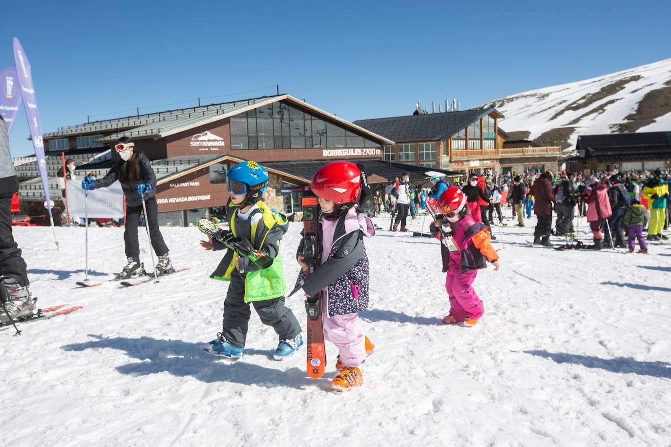 La ocupación hotelera en la estación de esquí se queda bajo mínimos entre semana en un 15% y el sábado y el domingo llega hasta un 30%