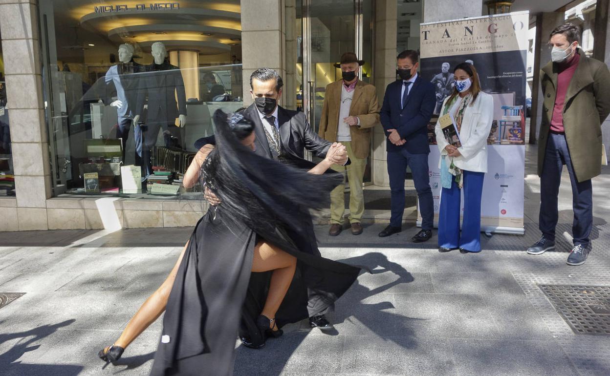 Un momento de la presentación del Festival, ayer en Granada.