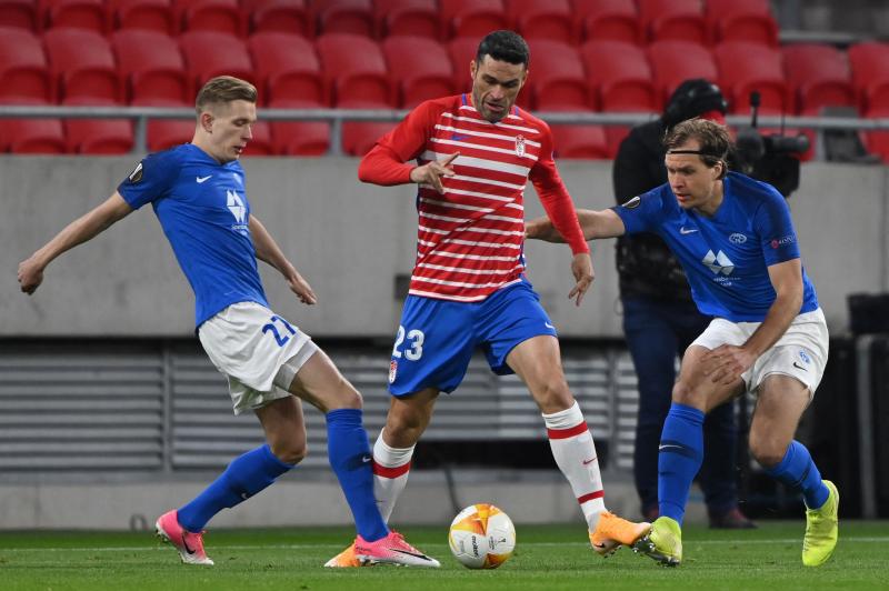 Fotos: Las mejores del Molde-Granada en el estadio Puskas de Budapest