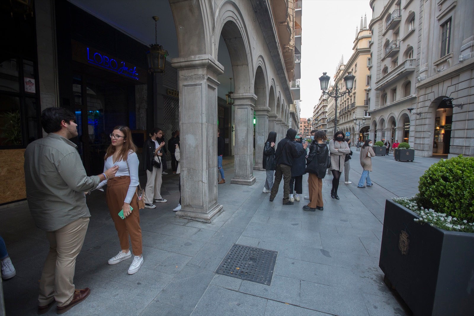 Las calles del centro, muy concurridas con los nuevos horarios comerciales y de hostelería.