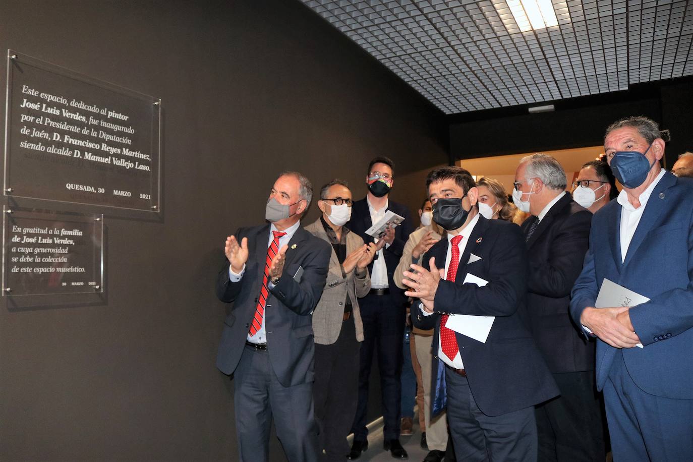 Inauguración del espacio con la presencia de autoridades. 
