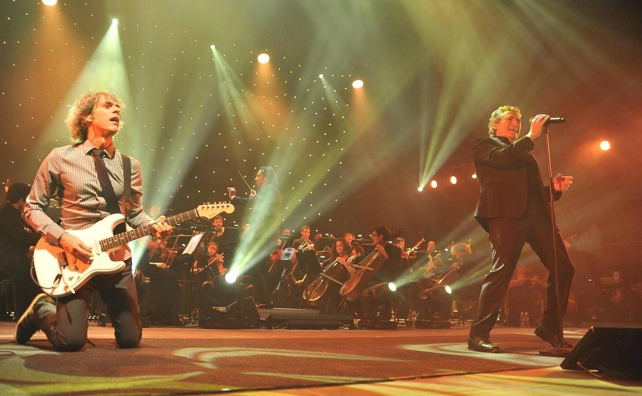 Foto de archivo de un concierto de Miguel Ríos.