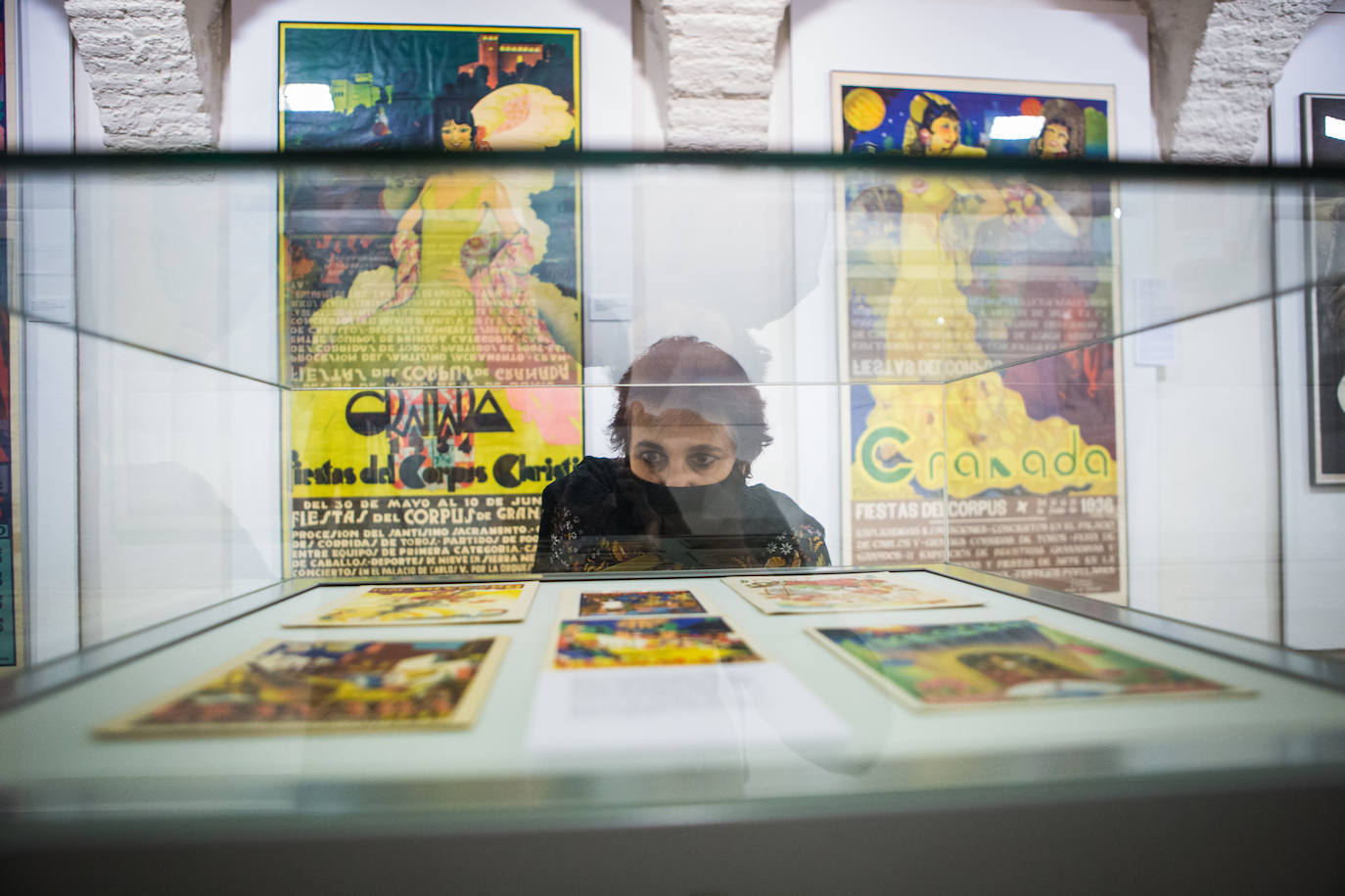 El visitante encontrará cuatro vitrinas con revistas, folletos y material documental. 