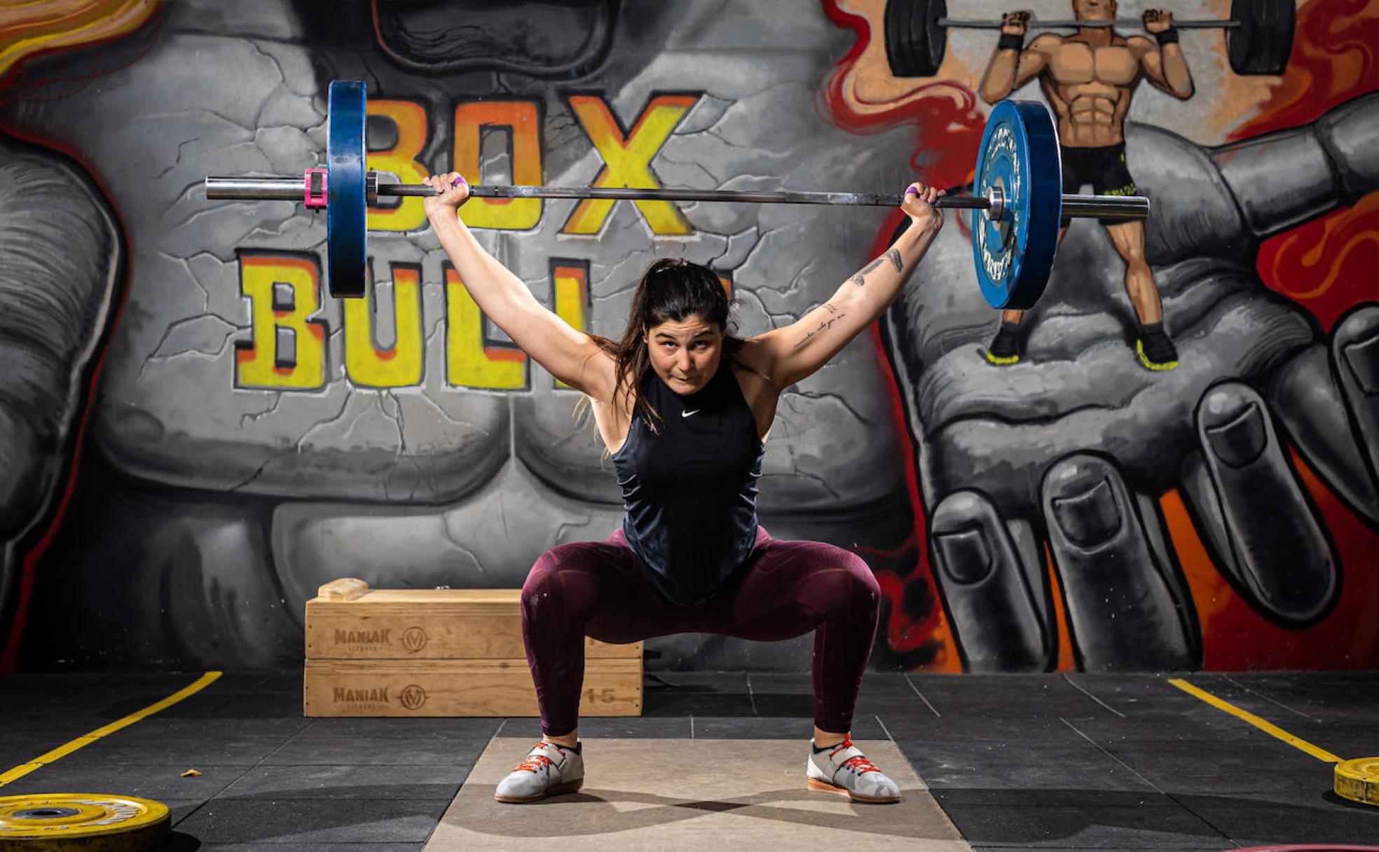 Levantada de 50 kilos en dos tiempos. 