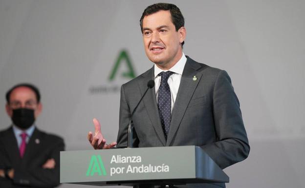 El mensaje de Moreno a Sánchez sobre la vacunación en Andalucía