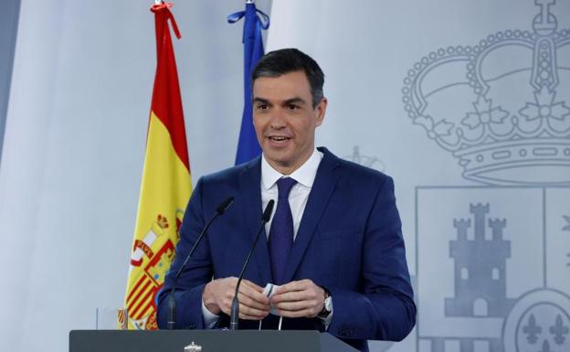 Pedro Sánchez, presidente del Gobierno. 