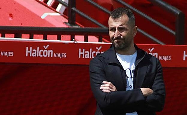 Diego Martínez, entrenador del Granada. 