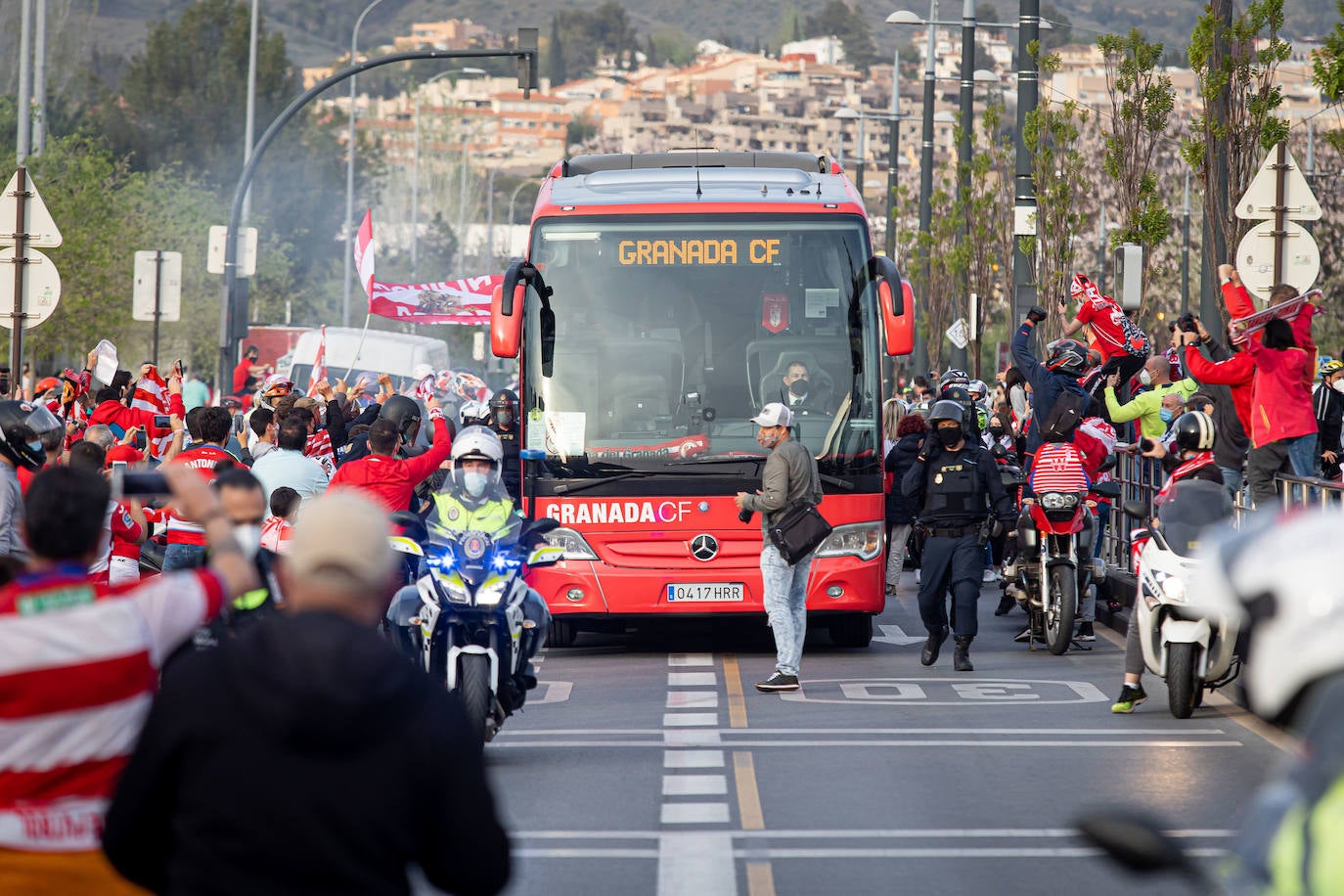 Fotos: El ambiente previo al Granada-Manchester United en el Nuevo Los Cármenes