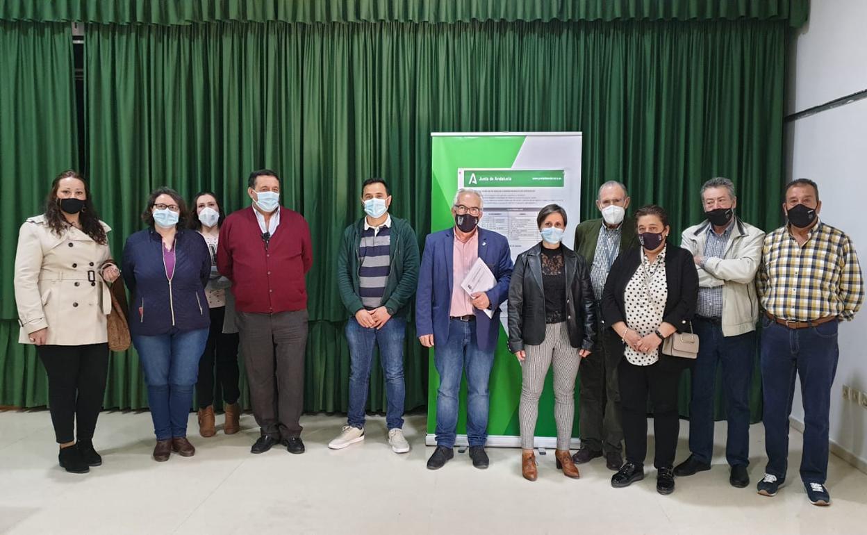 Visita de la delegada de Villanueva del Arzobispo.