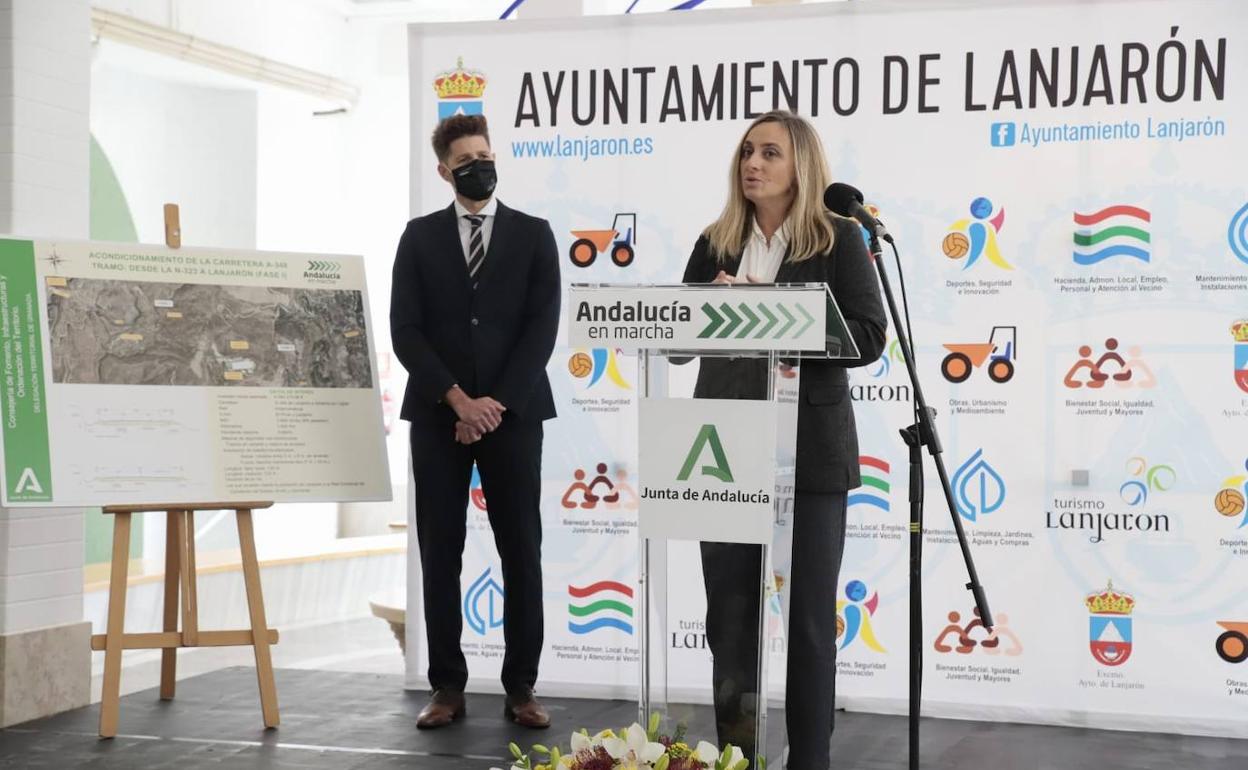 Presentación de la carretera de la Alpujarra en Lanjarón. 