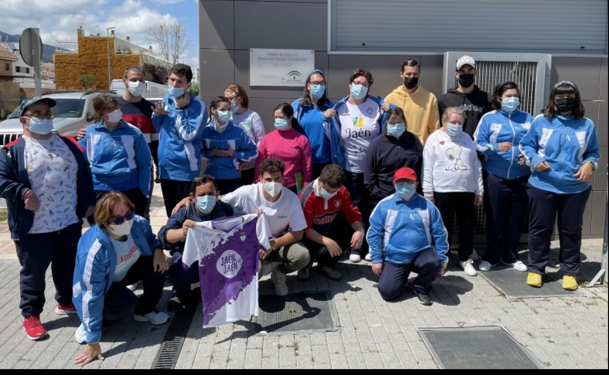 Jugadores en el Centro de Día Ocupacional Manuel Millán.