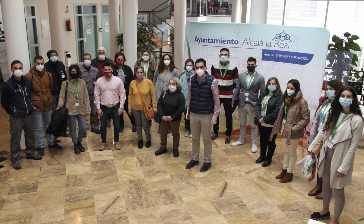 Participantes en la iniciativa en Alcalá la Real. 