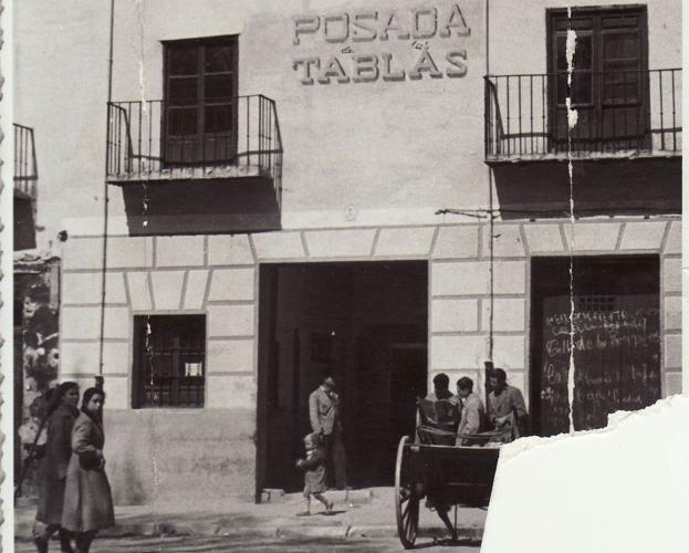 Posada de las Tablas, demolida en 1955.