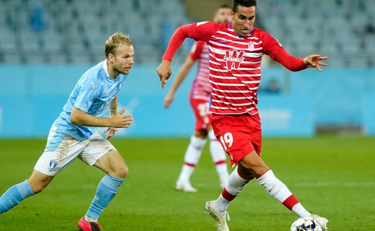 Montoro, en un partido anterior. 