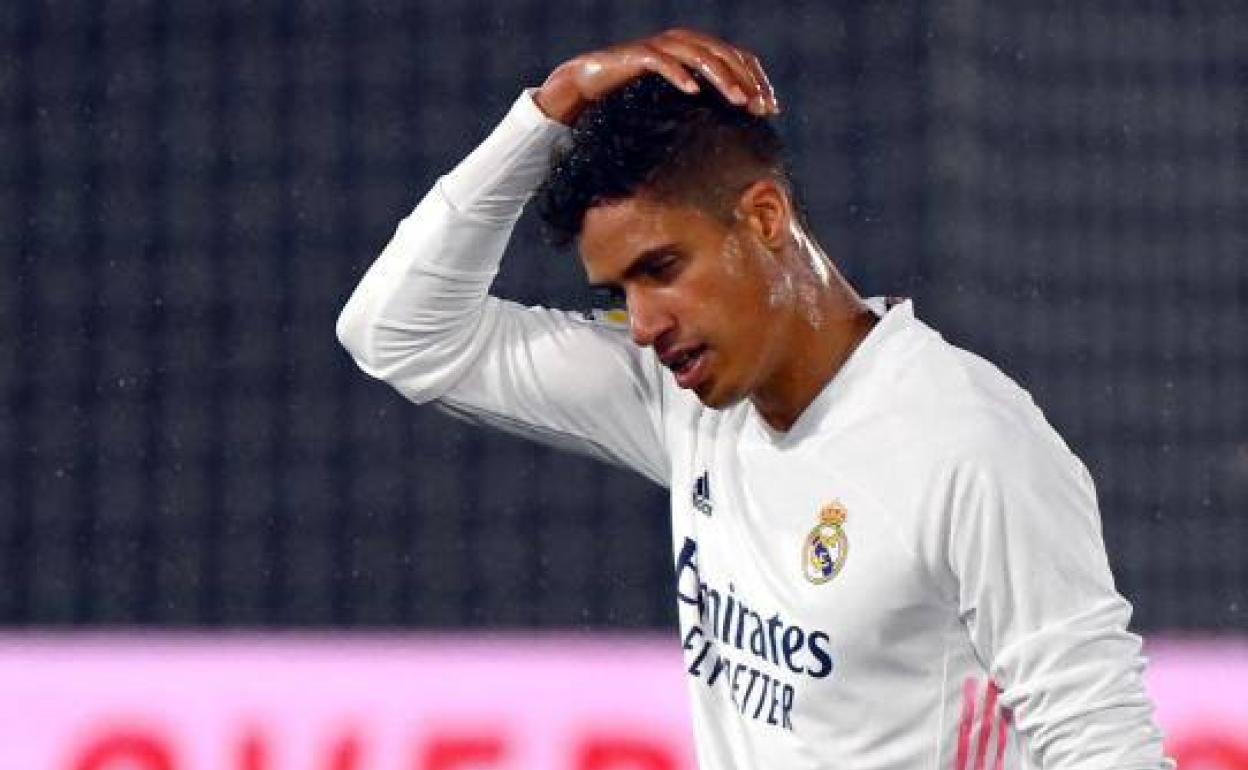 Varane, durante un partido de esta temporada. 