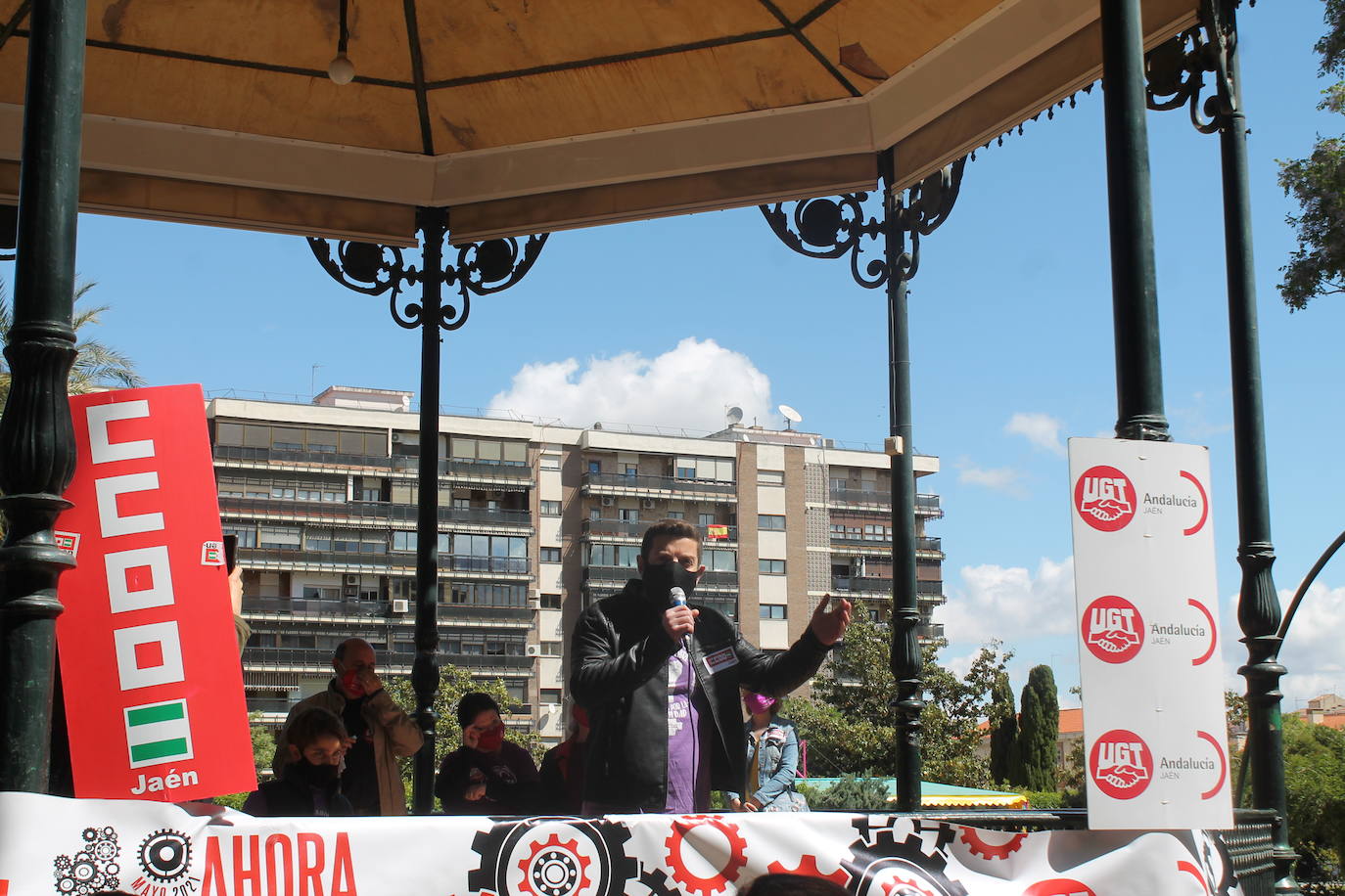 Manifestación en Jaén capital por el Día del Trabajo