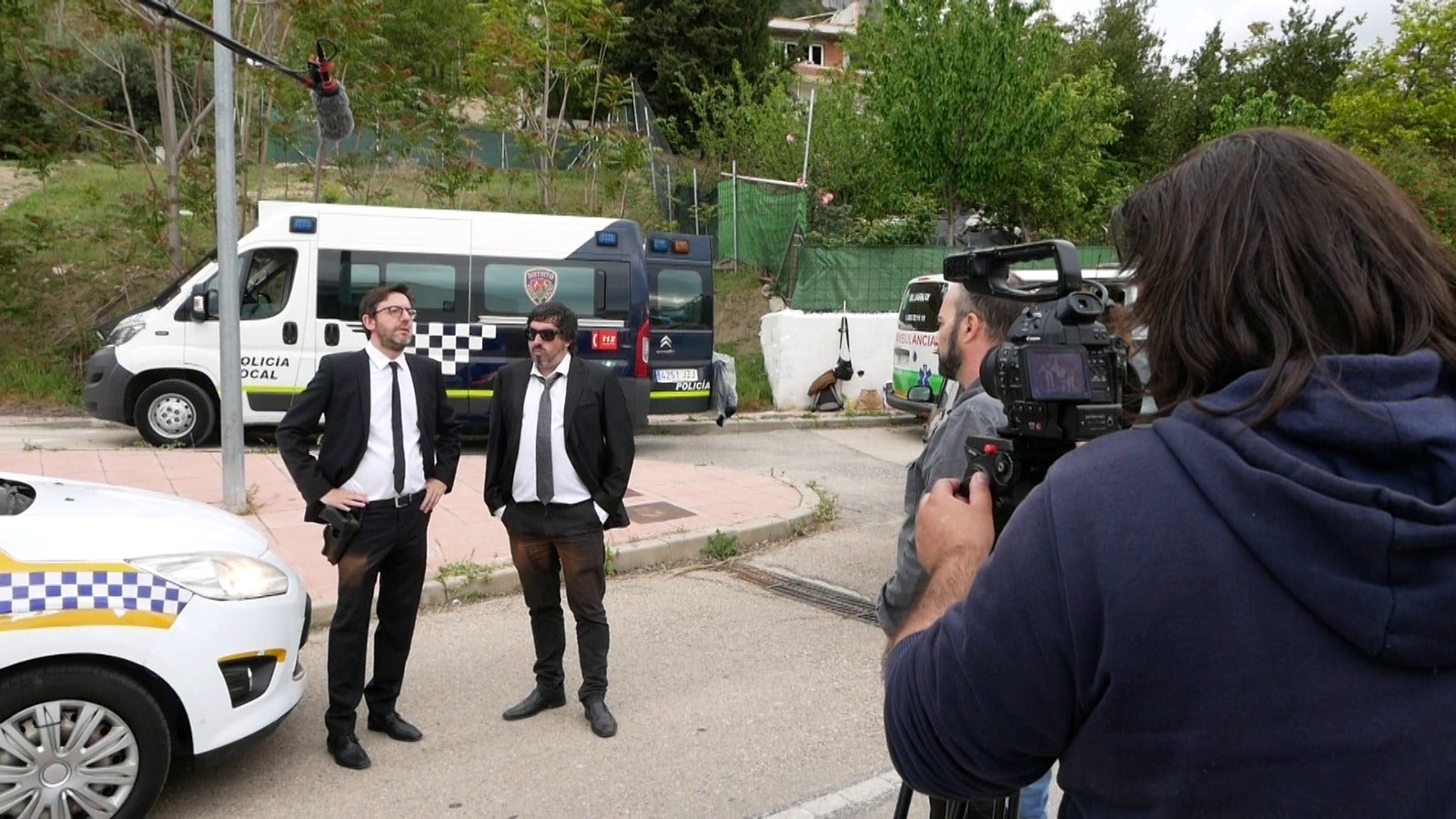 Esta semana se ha grabado la aparición del humorista David Navarro en la película. 