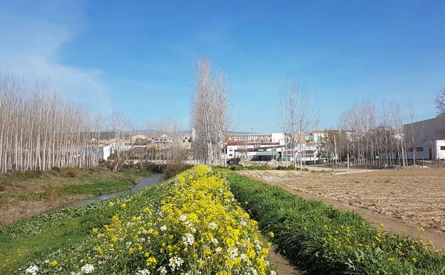 Vista de Villanueva Mesía, de 2021 habitantes.