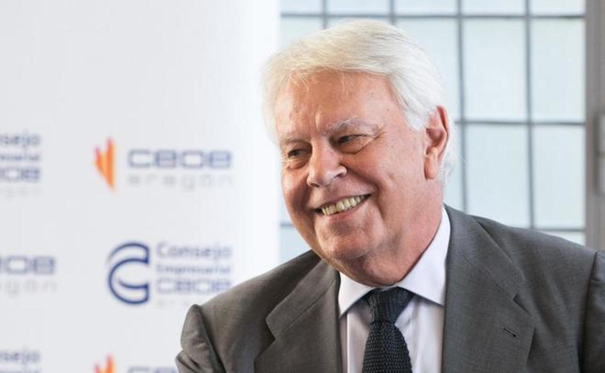 El ex presidente del Gobierno Felipe González. 