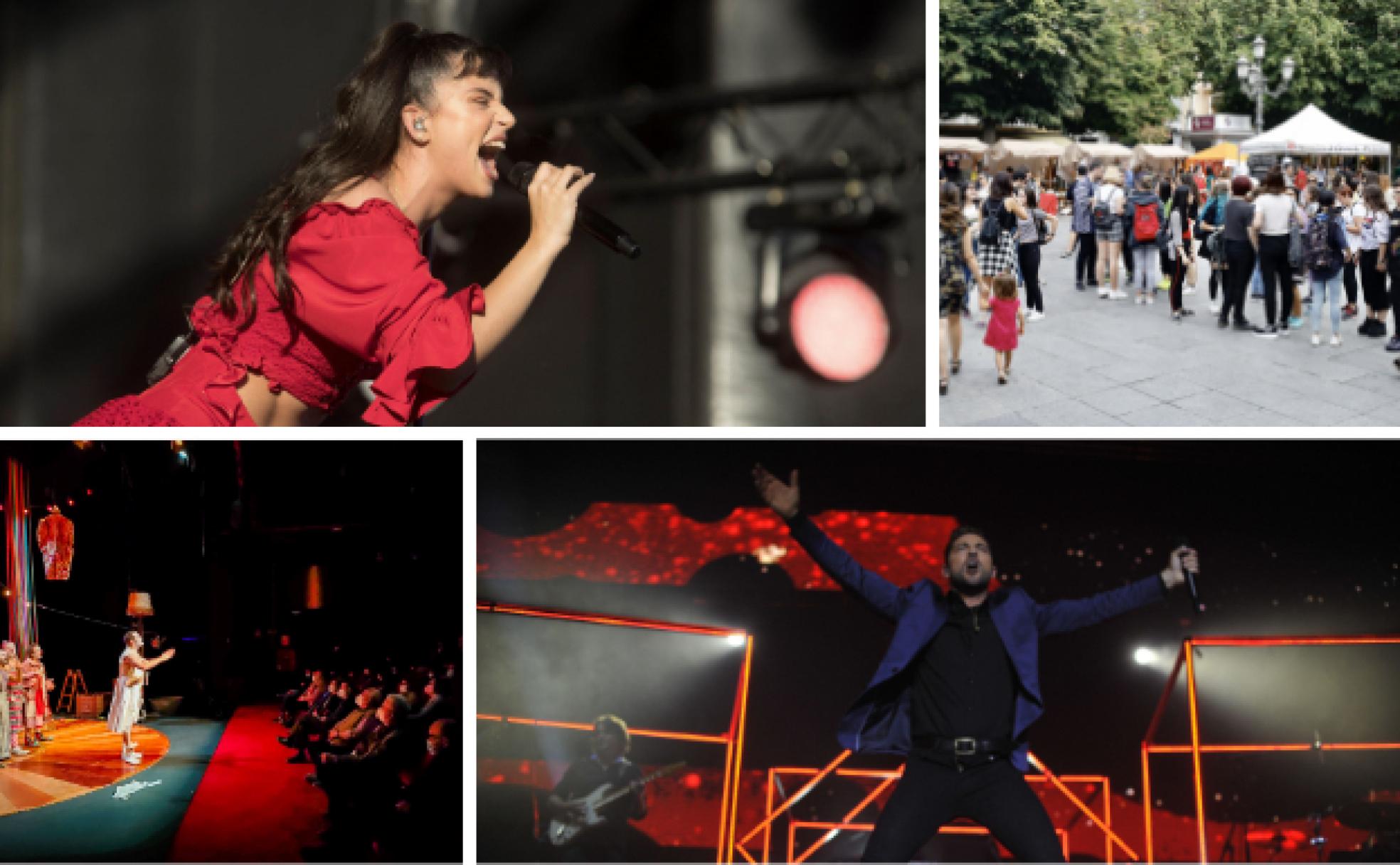 Algunos de los evetos que se celebrarán en Granada de ahora al verano. 