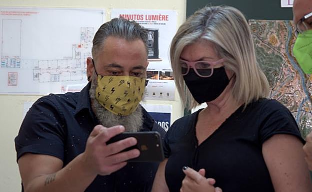 Hermógenes Patón y Chelo Araque. 