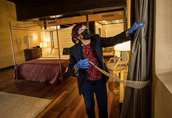 Un hotel de la capital, reactivándose. 