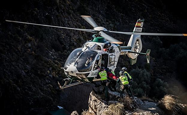 Triple rescate de la Guardia Civil este fin de semana en Granada
