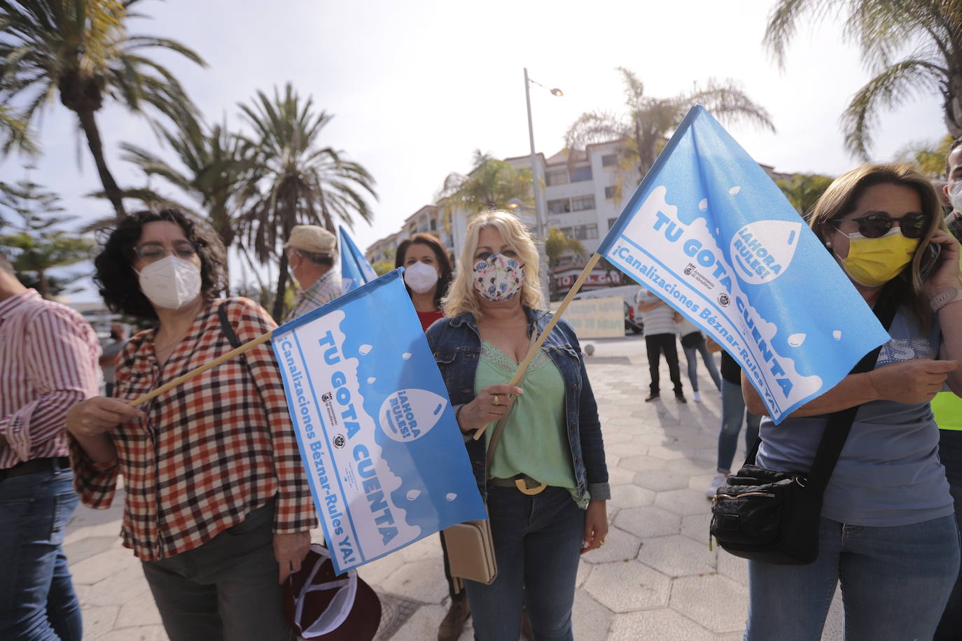 El sector agrícola almuñequero clama por las canalizaciones de la presa de Rules.