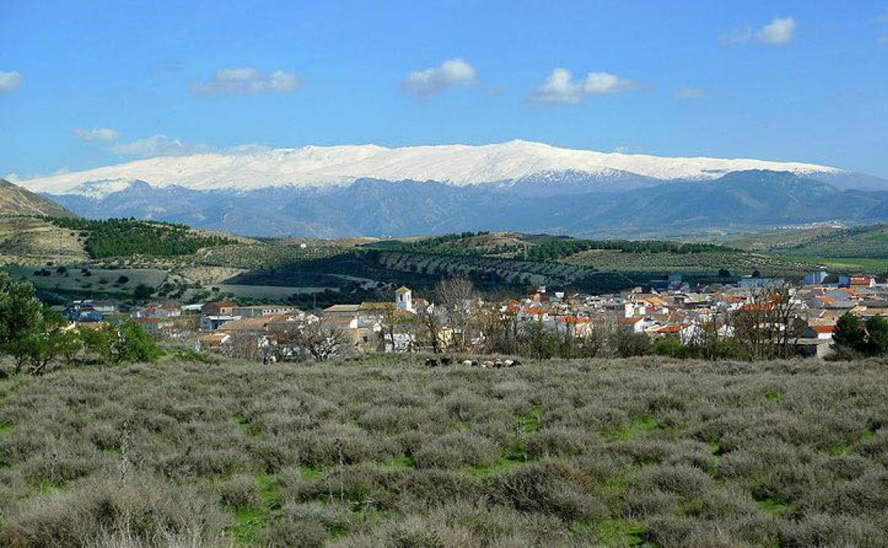 Vista de La Malahá, de 1.784 habitantes.
