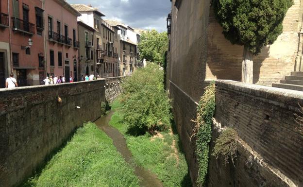 Tramo urbano del Darro. 