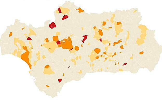 Consulta la tasa de incidencia covid en todos los municipios de Andalucía y si tendrían que cerrar sus bares