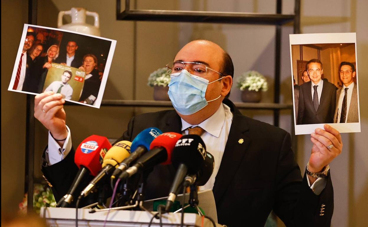 Pérez, durante su intervención en el hotel Meliá