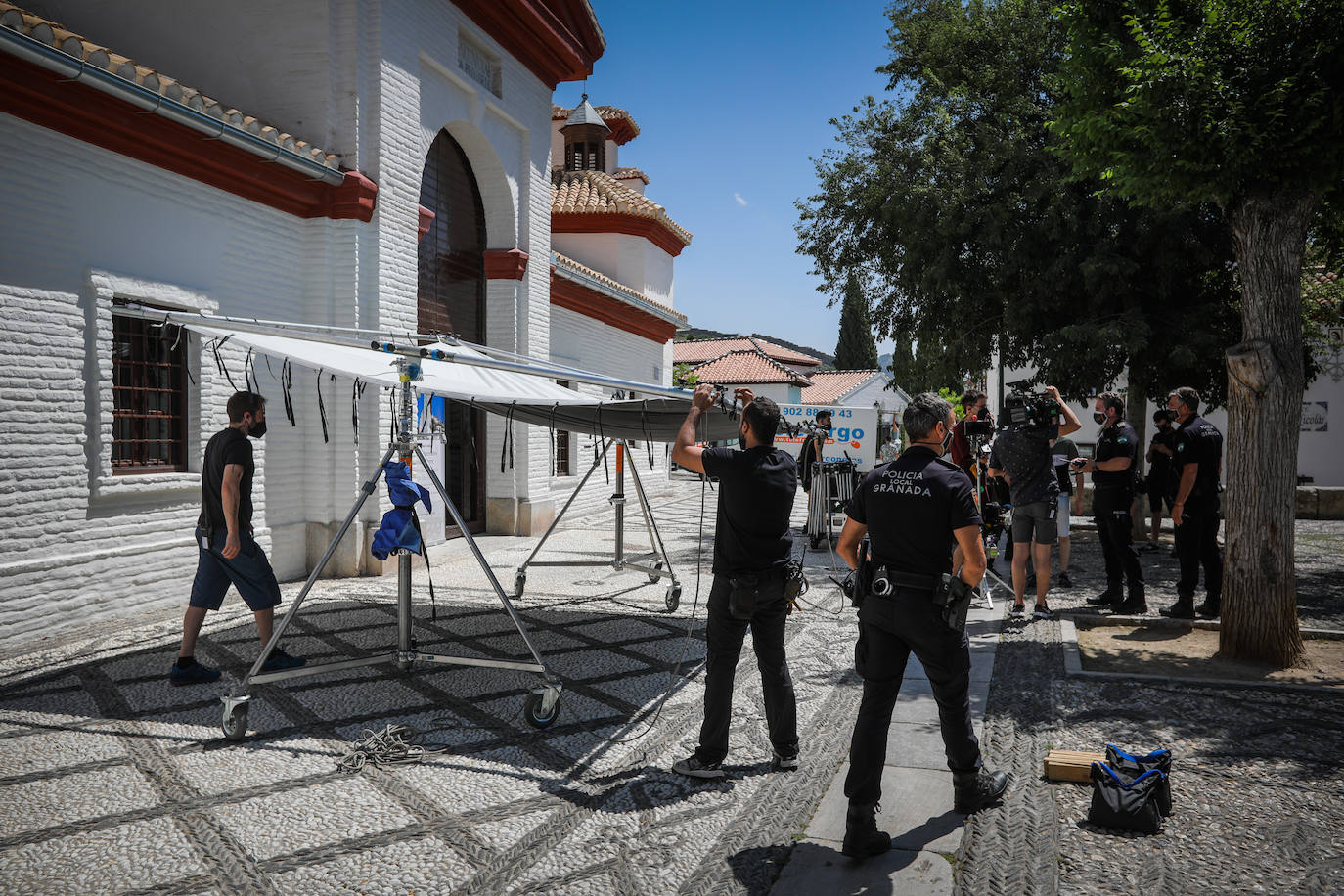 Fotos: Las imágenes del rodaje de &#039;La Unidad&#039; en Granada