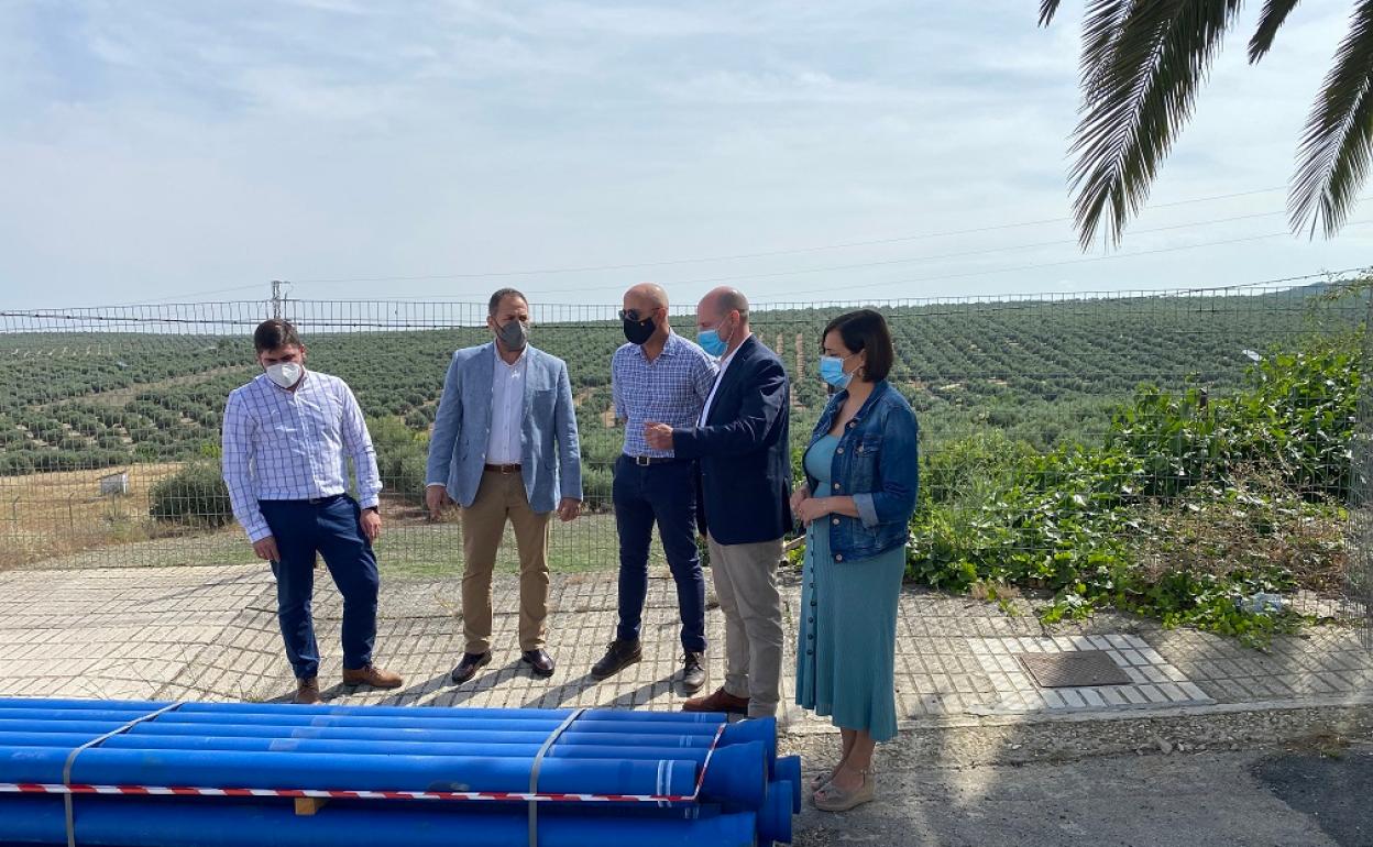 El diputado de Servicio Municipales, José Luis Hidalgo, estuvo visitando las obras.