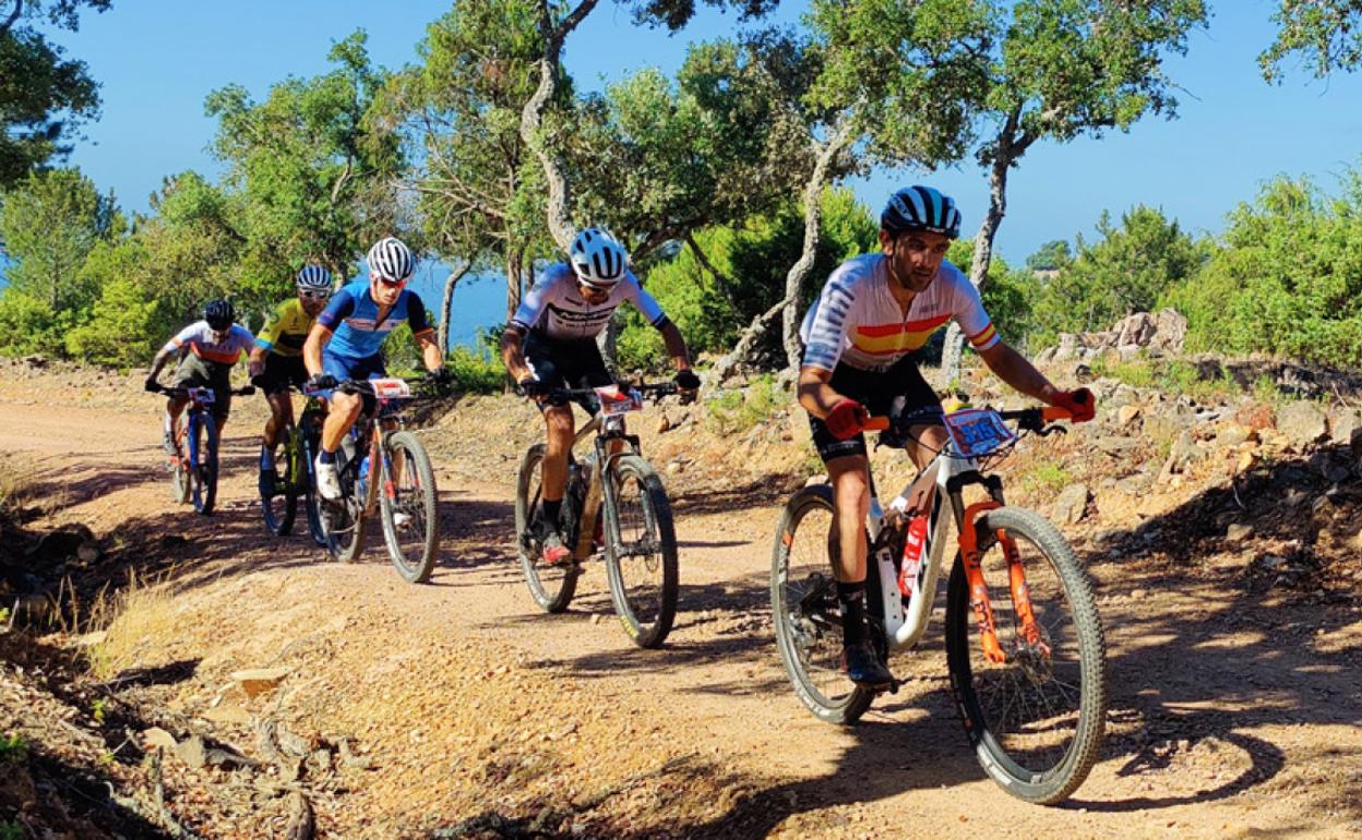 Alejo Fuentes lideró la prueba en los primeros kilómetros.