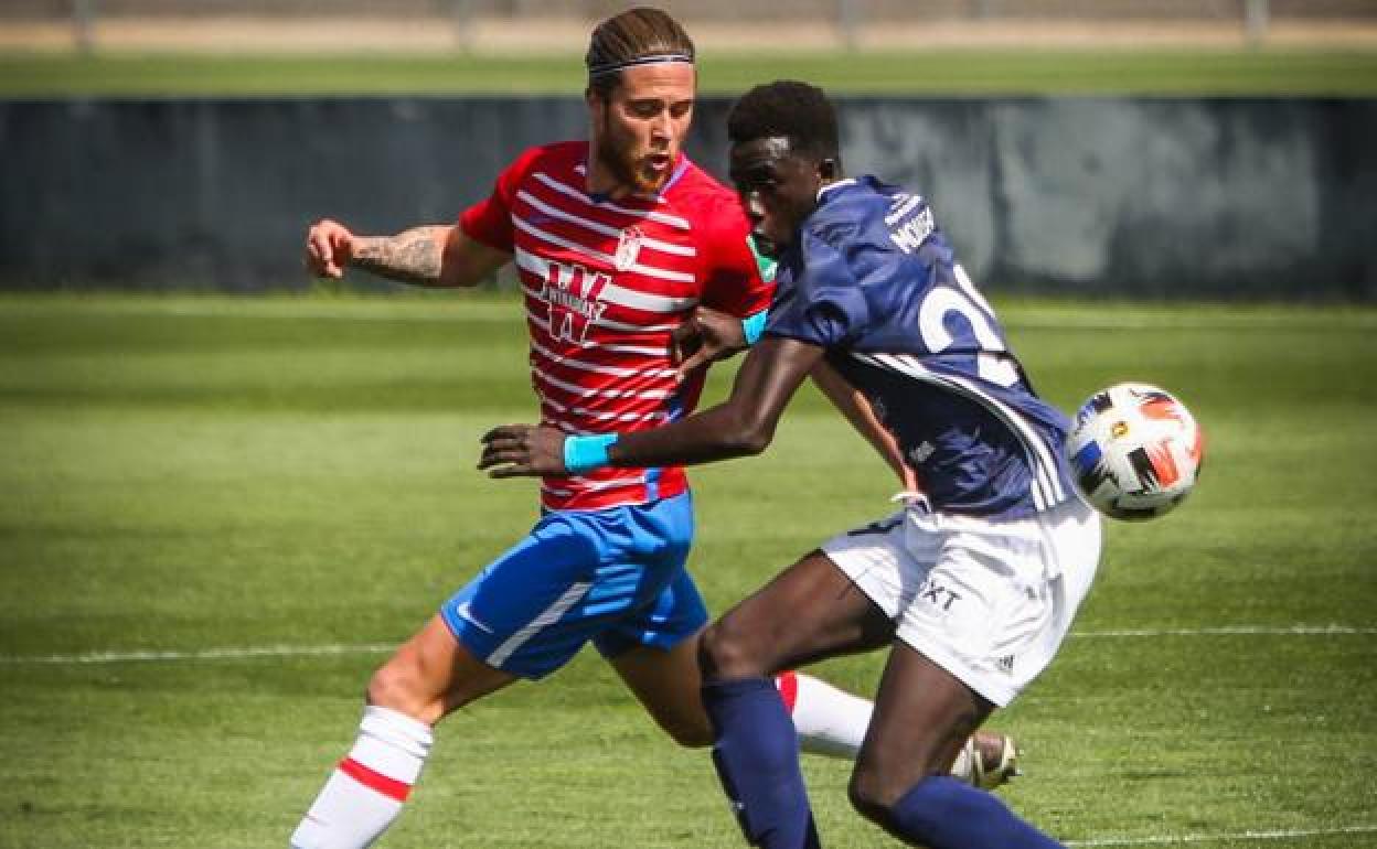 Bruno Morais, en un duelo. 