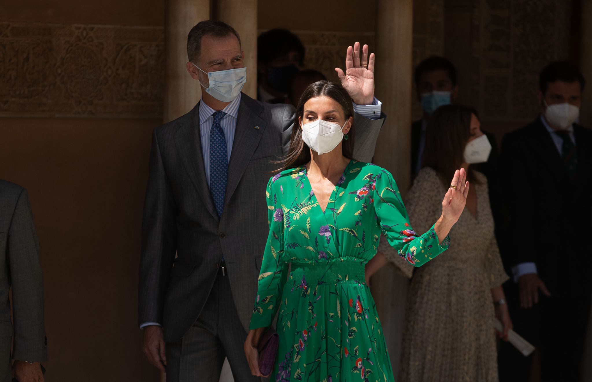 Don Felipe y Doña Letizia han visitado Granada para inaugurar 'Odaliscas. De Ingres a Picasso', una exposición impulsada por el Patronato de La Alhambra y el Generalife