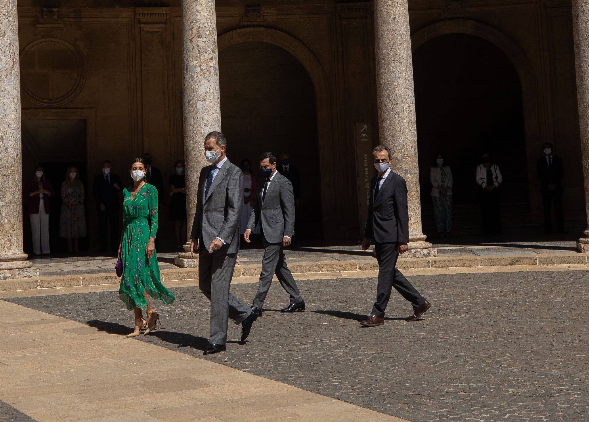 Don Felipe y Doña Letizia han visitado Granada para inaugurar 'Odaliscas. De Ingres a Picasso', una exposición impulsada por el Patronato de La Alhambra y el Generalife