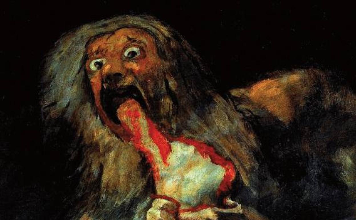 Saturno devorando a su hijo, de Francisco de Goya.