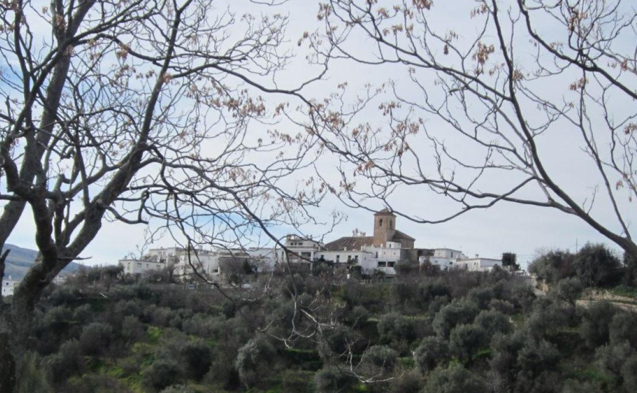 Vista de Lobras, uno de los pueblos sin decesos por coronavirus.